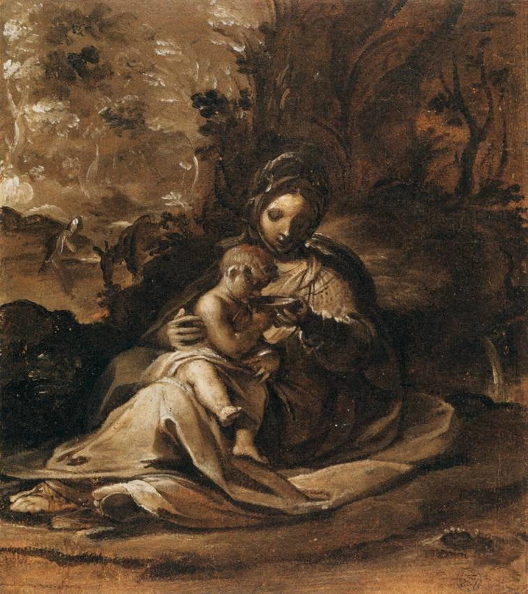 Il Riposo della Fuga in Egitto - Museo del Louvre, Parigi